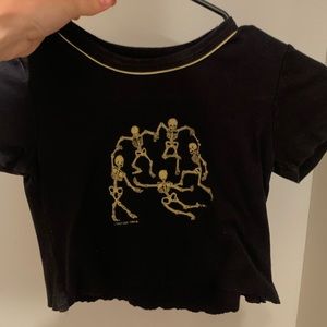 mary dancing skeleton top